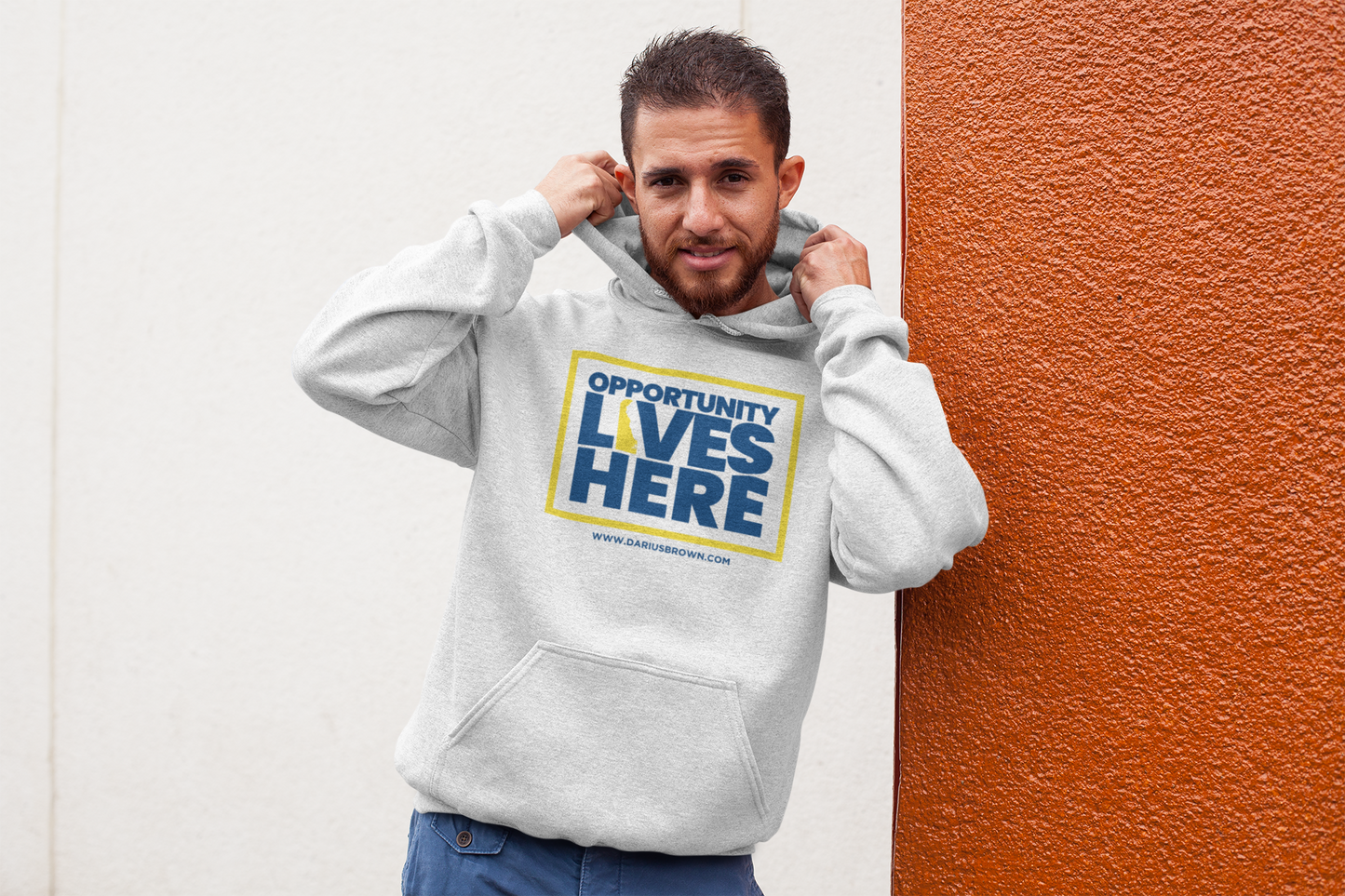 Opportunity Lives Here Hoodie