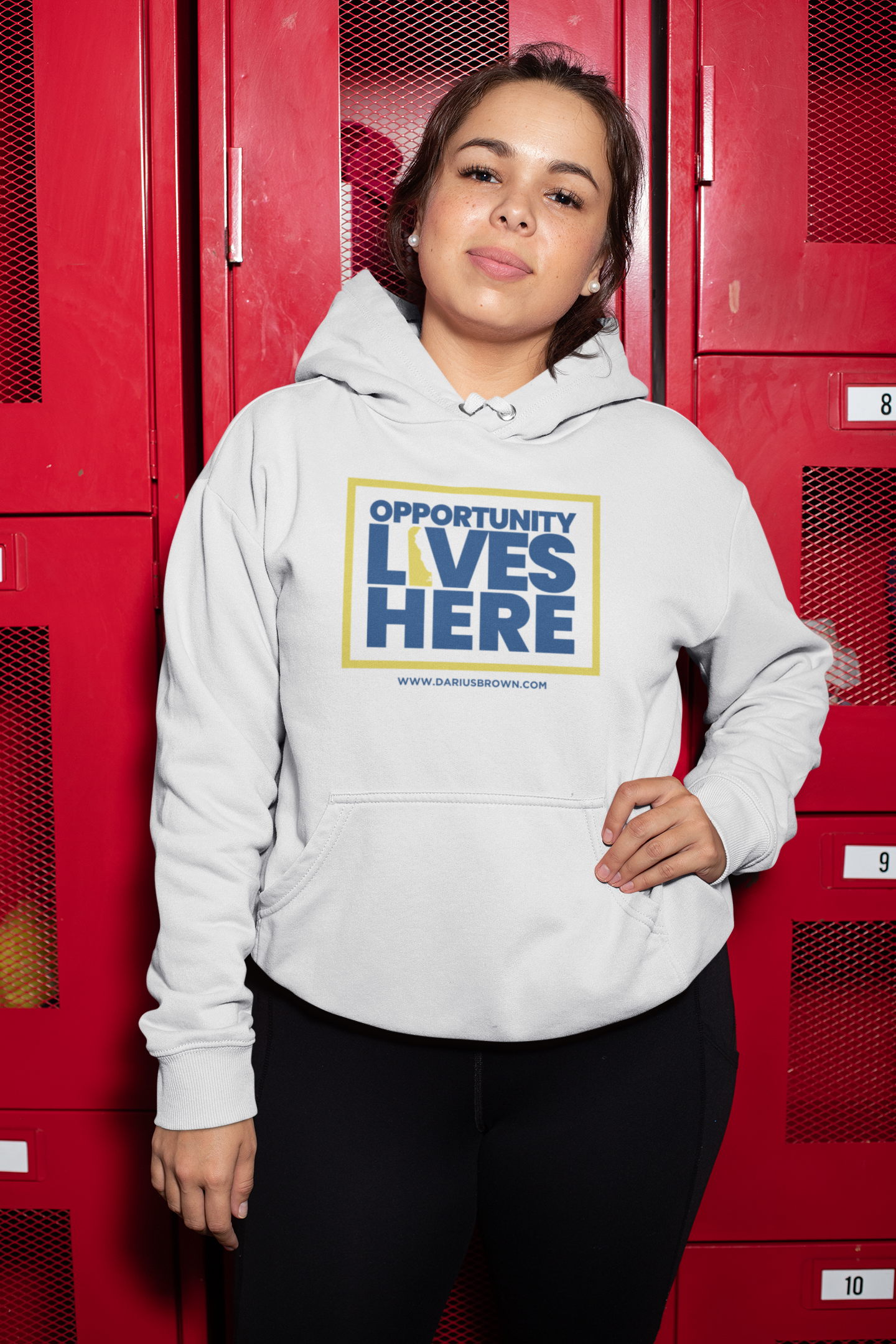 Opportunity Lives Here Hoodie